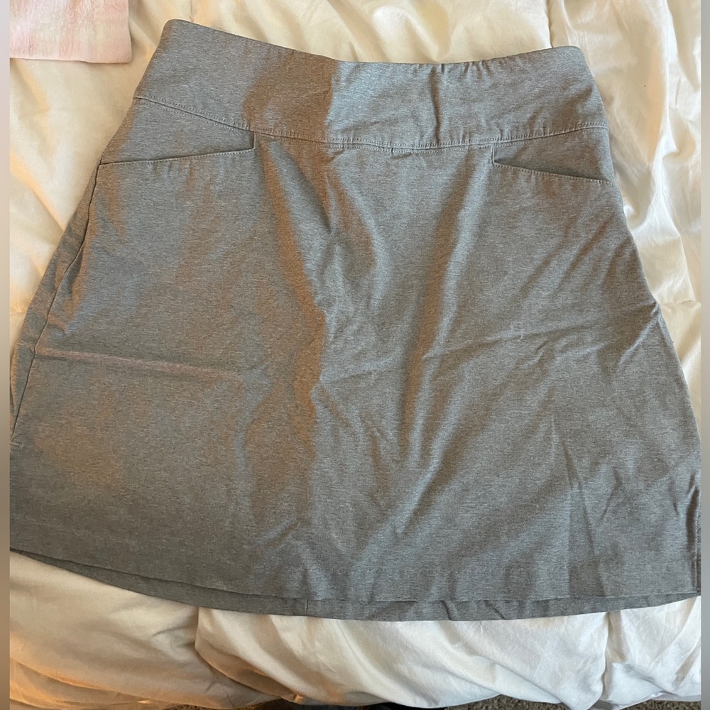 Gray Women's golf skort